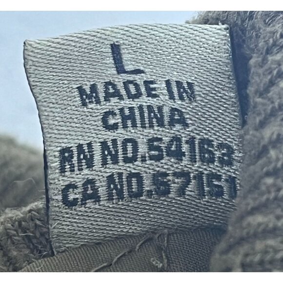 Levi's Snap Front Zip Khaki Trucker Jacket Men's Sz L Tan Pockets Quilted Lining - Picture 4 of 13